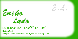 eniko lado business card